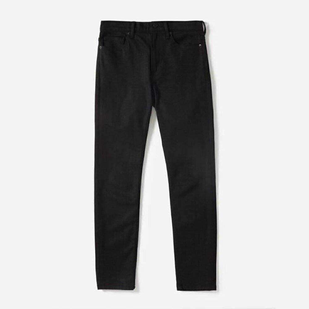 Everlane Womens Black Mid Rise Skinny Jean Sz 27 Japanese Denim Minimalist - Picture 6 of 6